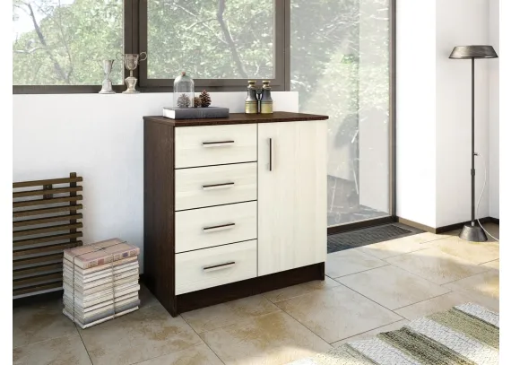 Комод К800 1Д Венге/Лоредо