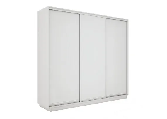 Шкаф-купе Экспресс-2 2400х2400х600 Белый снег (ДСП/ДСП/ДСП)